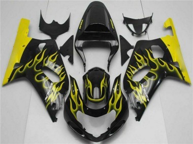 Noir Carénage Suzuki GSXR 600 / 750 K1 K2 K3 2001-2003 Abordables