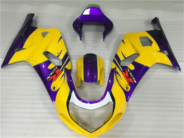 Jaune Carénages Suzuki GSXR 600 / 750 K1 K2 K3 2001-2003 Jaune Carénages Suzuki GSXR 600 / 750 K1 K2 K3 2001-2003