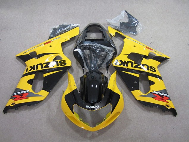 Jaune Noir Carénage Suzuki GSXR 600 K1 K2 K3 2001-2003 Jaune Noir Carénage Suzuki GSXR 600 K1 K2 K3 2001-2003