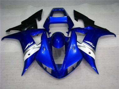Bleu Blanc Carrosserie Yamaha R1 2002-2003 Abordables