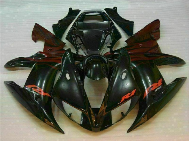Noir Carénage ABS Yamaha R1 2002-2003 Noir Carénage ABS Yamaha R1 2002-2003