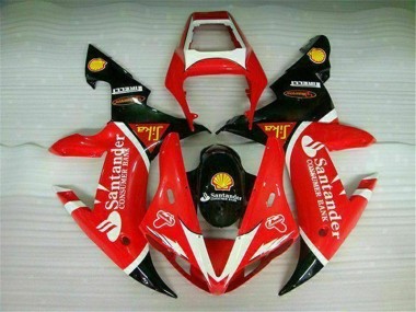 Rouge Carrosserie Yamaha R1 2002-2003 Abordables