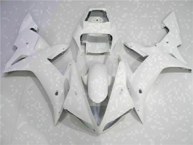 Blanc Carénages Yamaha R1 2002-2003 Abordables