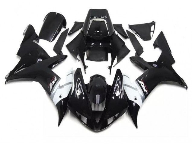 Noir Blanc Carénages Yamaha R1 2002-2003 Noir Blanc Carénages Yamaha R1 2002-2003