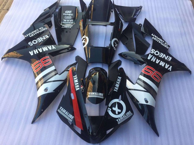 Noir Blanc Carénage Yamaha R1 2002-2003 Noir Blanc Carénage Yamaha R1 2002-2003