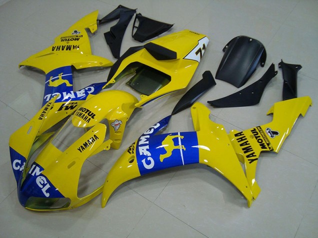 Bleu Jaune Carénage Yamaha R1 2002-2003 Bleu Jaune Carénage Yamaha R1 2002-2003