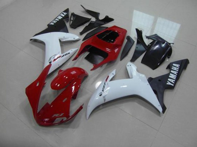 Rouge Blanc Noir Carénage Yamaha R1 2002-2003 Rouge Blanc Noir Carénage Yamaha R1 2002-2003
