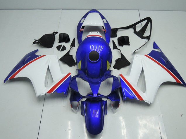 Bleu et Blanc Carénage Honda VFR 800 2002-2013 Bleu et Blanc Carénage Honda VFR 800 2002-2013