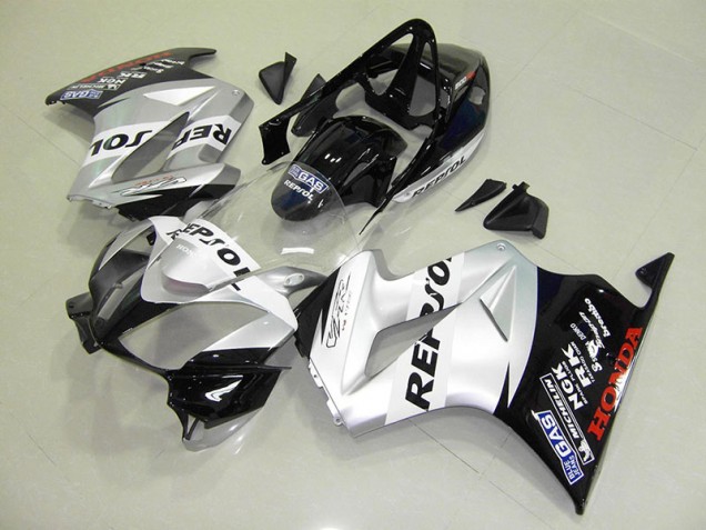 Argent Repsol Carénages Honda VFR 800 2002-2013 Argent Repsol Carénages Honda VFR 800 2002-2013