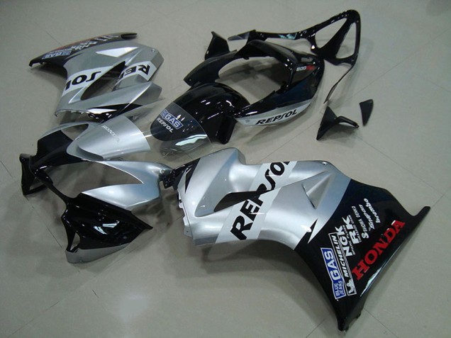 Argent Repsol Carénage Honda VFR 800 2002-2013 Argent Repsol Carénage Honda VFR 800 2002-2013