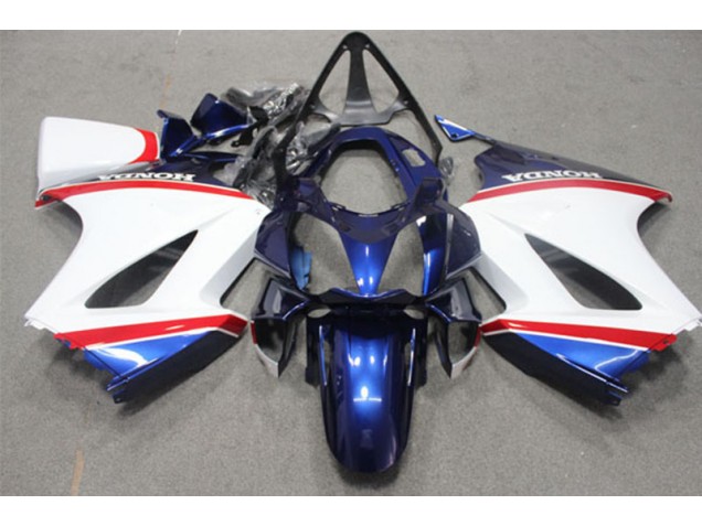 Bleu Blanc Carénage Honda VFR 800 2002-2013 Bleu Blanc Carénage Honda VFR 800 2002-2013