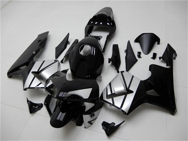 Noir Argent Carénage Honda CBR 600 RR 2003-2004