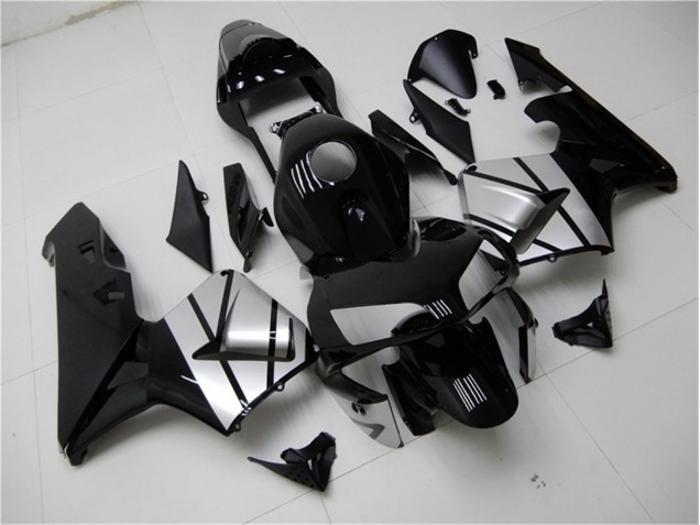 Noir Argent Carénage Honda CBR 600 RR 2003-2004