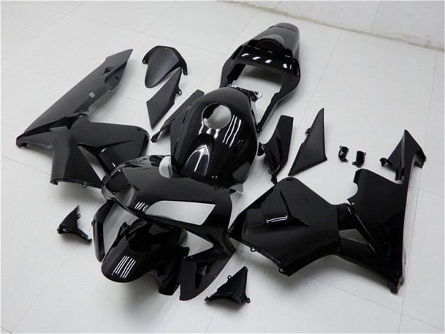 Noir Brillant Carénages Honda CBR 600 RR 2003-2004