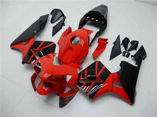 Rouge Noir Carénage Honda CBR 600 RR 2003-2004 Rouge Noir Carénage Honda CBR 600 RR 2003-2004