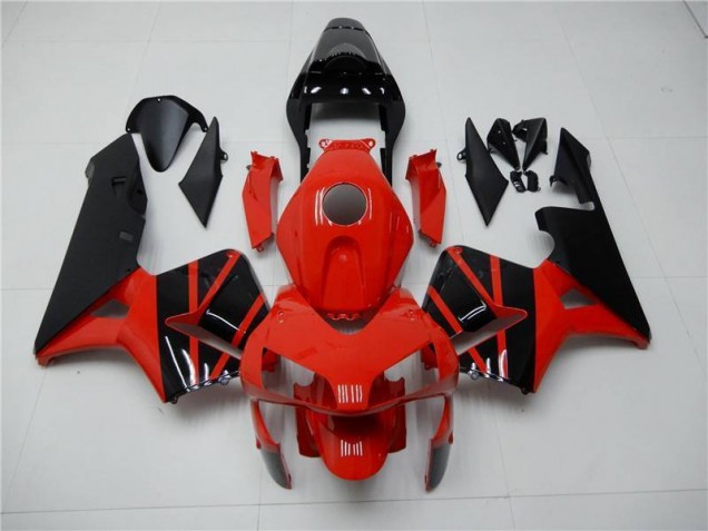 Rouge Noir Carénage Honda CBR 600 RR 2003-2004 Rouge Noir Carénage Honda CBR 600 RR 2003-2004