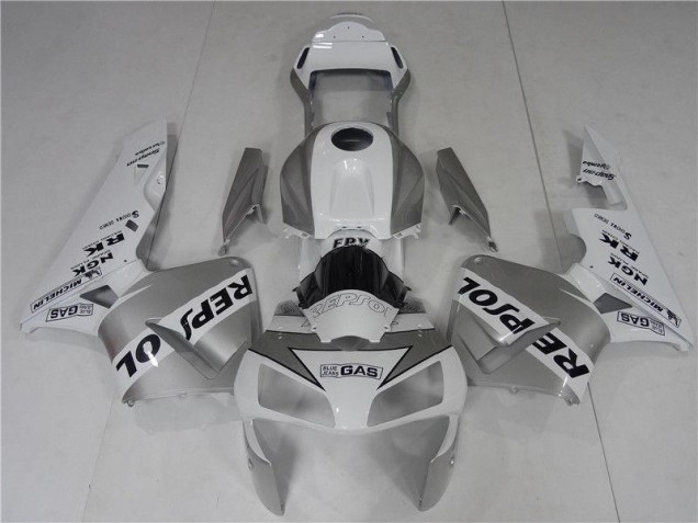 Argent Blanc Noir Repsol Carénages Honda CBR 600 RR 2003-2004