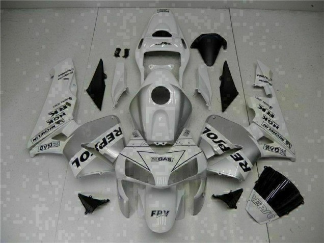 Blanc Repsol Carénages Honda CBR 600 RR 2003-2004 Blanc Repsol Carénages Honda CBR 600 RR 2003-2004