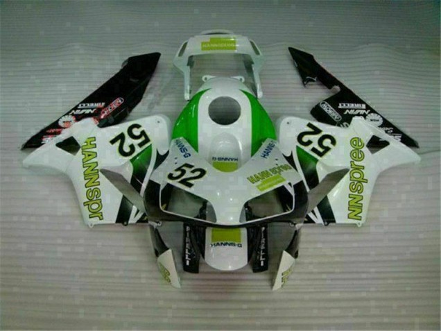 Vert Blanc Noir Carénage Honda CBR 600 RR 2003-2004 Vert Blanc Noir Carénage Honda CBR 600 RR 2003-2004