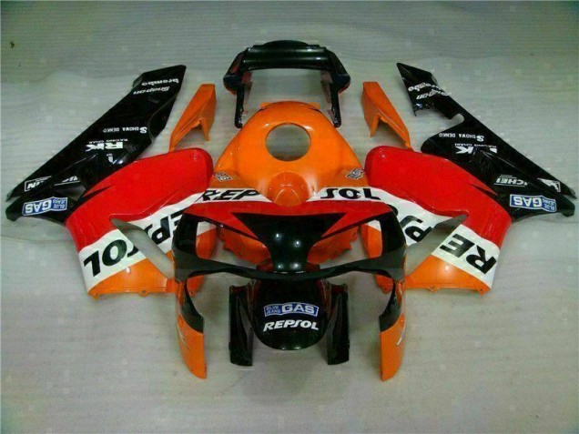 Orange Repsol Carénage Honda CBR 600 RR 2003-2004 Orange Repsol Carénage Honda CBR 600 RR 2003-2004