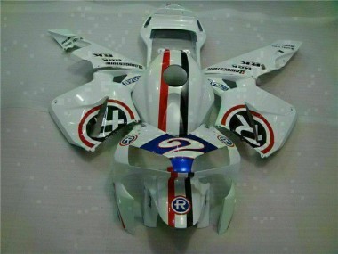 Blanc Bleu R 2 Carénage Honda CBR 600 RR 2003-2004 Abordables