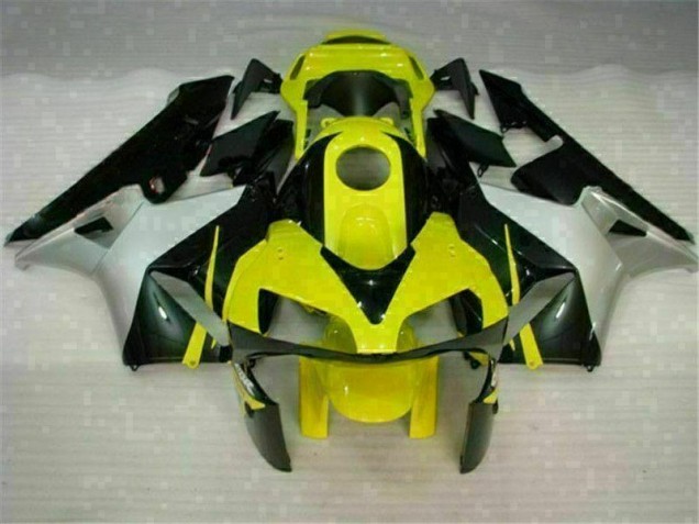 Jaune Noir Carénage Honda CBR 600 RR 2003-2004 Jaune Noir Carénage Honda CBR 600 RR 2003-2004
