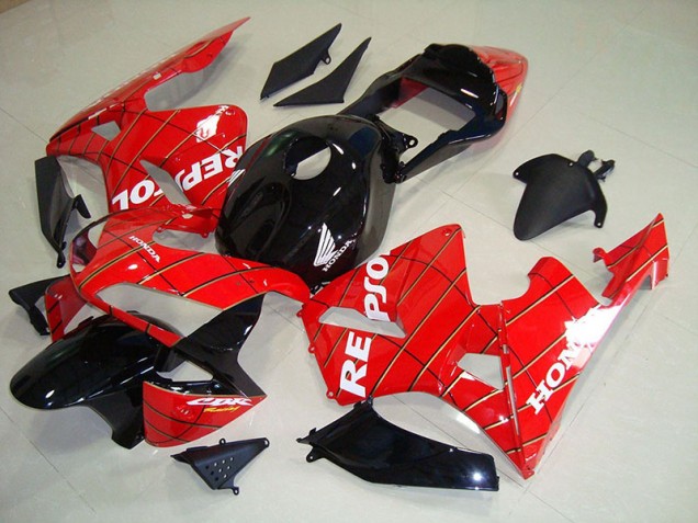 Noir Spider Man Repsol Carénage Honda CBR 600 RR 2003-2004 Noir Spider Man Repsol Carénage Honda CBR 600 RR 2003-2004
