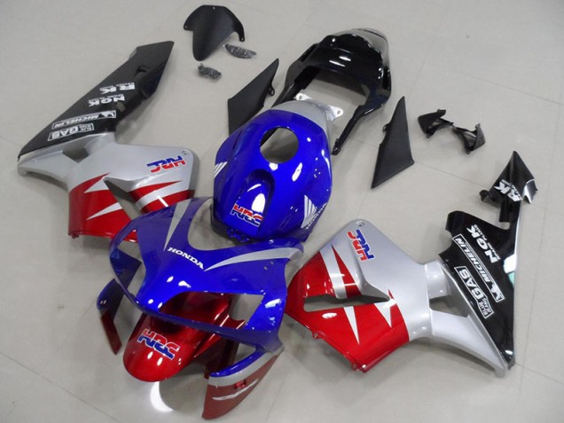 Rouge Argent Bleu Carénage Honda CBR 600 RR 2003-2004 Rouge Argent Bleu Carénage Honda CBR 600 RR 2003-2004