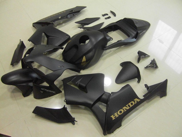 Noir Mat Or Carénage Honda CBR 600 RR 2003-2004