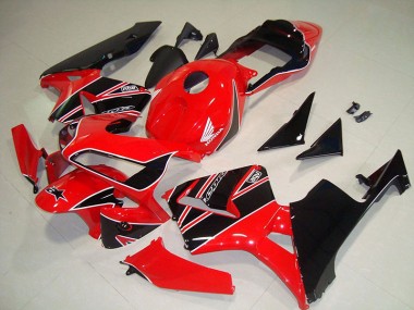 Rouge Noir Kit Carénages & Plastique Honda CBR 600 RR 2003-2004 Abordables