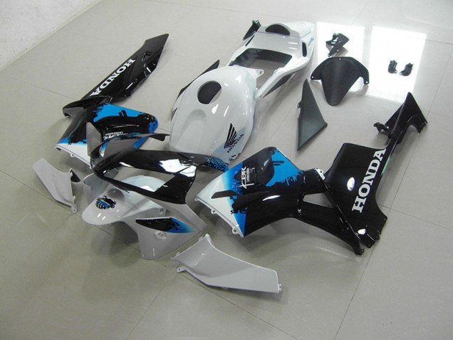 Blanc Noir Bleu Carénages Honda CBR 600 RR 2003-2004 Blanc Noir Bleu Carénages Honda CBR 600 RR 2003-2004