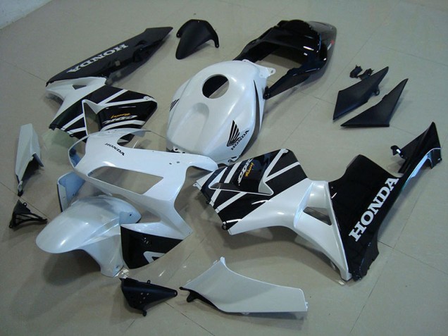 Blanc Noir Carénages Honda CBR 600 RR 2003-2004 Blanc Noir Carénages Honda CBR 600 RR 2003-2004