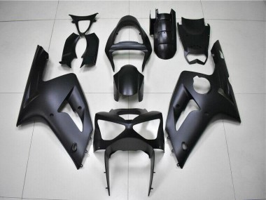 Noir Mat Carénage Kawasaki ZX6R 2003-2004 Abordables