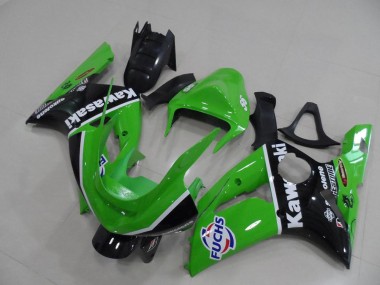 Vert Fuchs Carénage Kawasaki ZX6R 2003-2004 Abordables