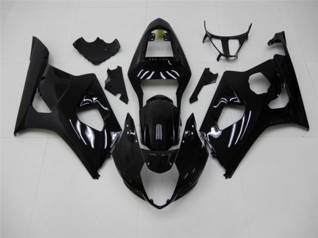 Noir Brillant Kit Carénages Complet Suzuki GSXR 1000 K3 2003-2004