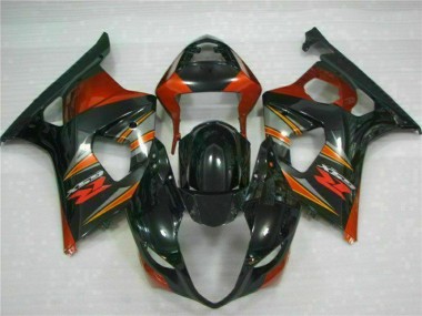 Noir Kit Carénages Suzuki GSXR 1000 K3 2003-2004 Abordables