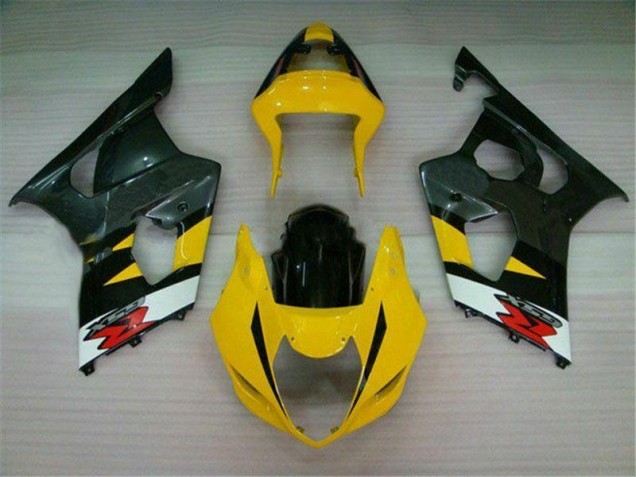 Jaune Noir Carénage Suzuki GSXR 1000 K3 2003-2004 Jaune Noir Carénage Suzuki GSXR 1000 K3 2003-2004