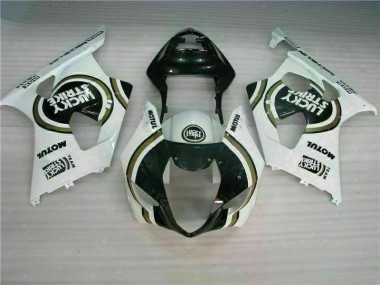 Blanc Carénages Suzuki GSXR 1000 K3 2003-2004 Abordables
