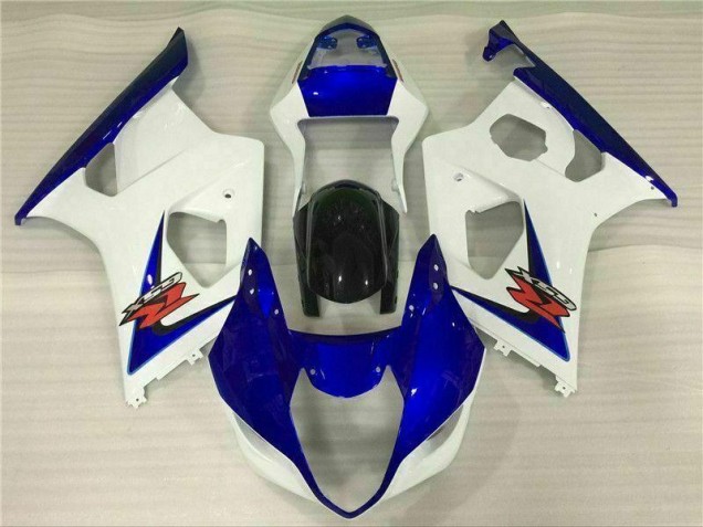 Blanc Bleu Carénage Suzuki GSXR 1000 K3 2003-2004