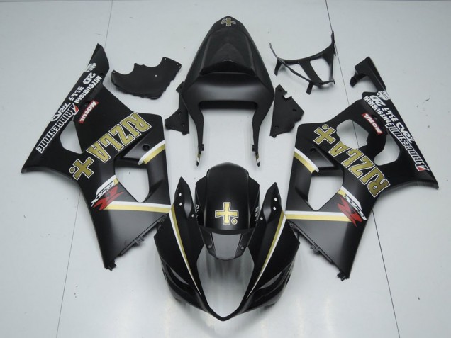Noir Mat Rizla Carénage Suzuki GSXR 1000 K3 2003-2004