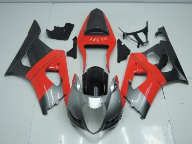 Rouge et Gris Carénage Suzuki GSXR 1000 K3 2003-2004 Abordables