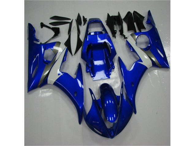 Bleu Blanc Carrosserie Yamaha R6 2003-2005