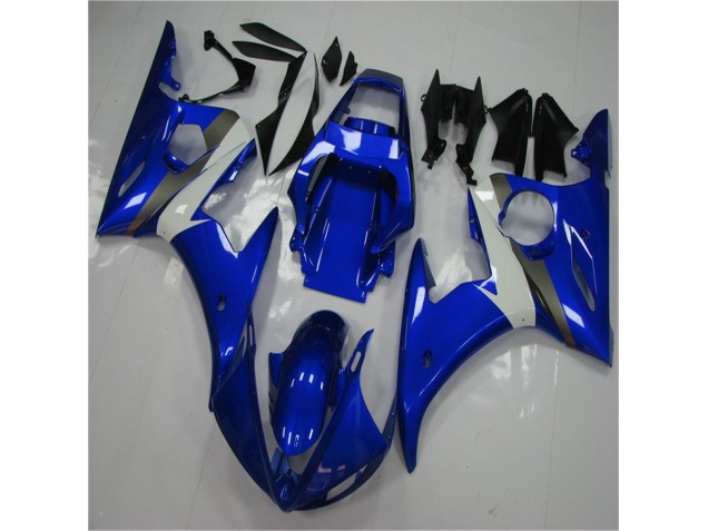 Bleu Blanc Carrosserie Yamaha R6 2003-2005