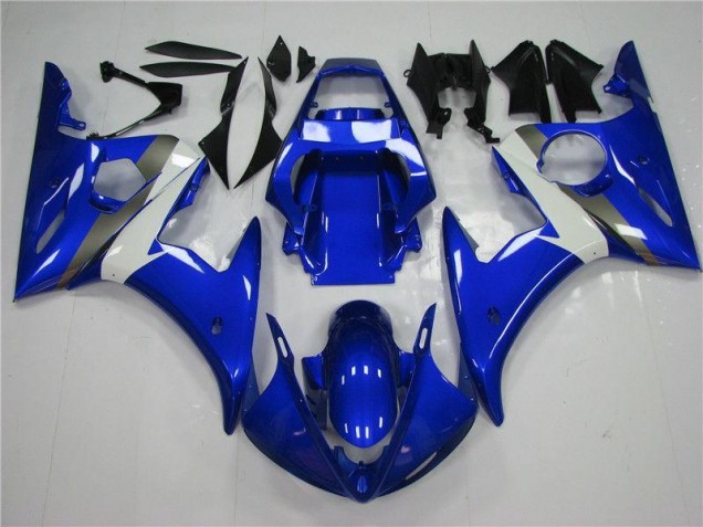 Bleu Blanc Carrosserie Yamaha R6 2003-2005