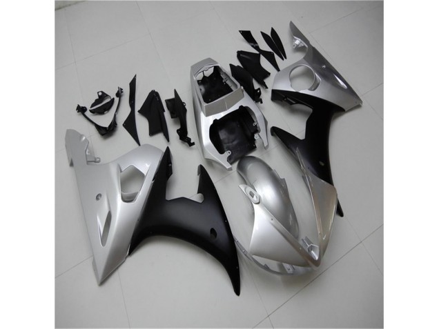 Argent Noir Carénage Yamaha R6 2003-2005
