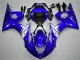 Bleu Blanc Kit Carénages Complet Yamaha R6 2003-2005 Bleu Blanc Kit Carénages Complet Yamaha R6 2003-2005