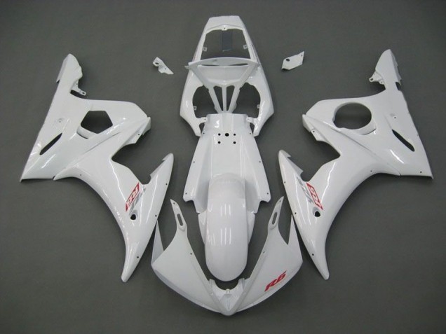 Blanc Carénage Yamaha R6 2003-2005