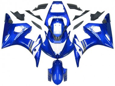 Bleu Blanc Carénage Yamaha R6 2003-2005 Abordables