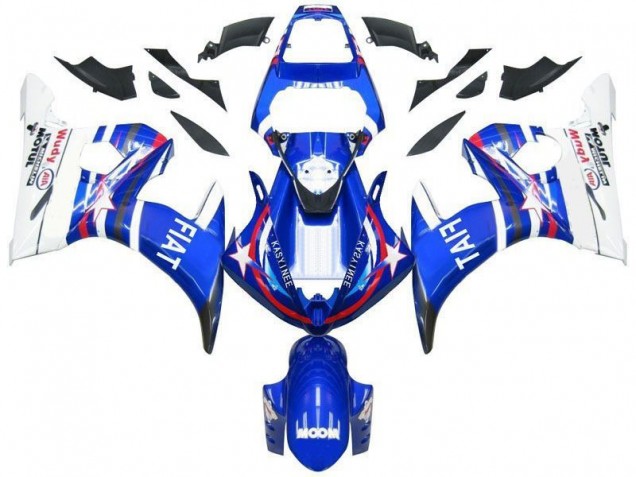 Bleu Star Fiat Carénage Yamaha R6 2003-2005 Bleu Star Fiat Carénage Yamaha R6 2003-2005