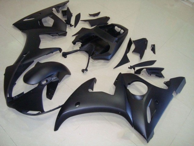 Noir Mat Carénages Yamaha R6 2003-2005 Noir Mat Carénages Yamaha R6 2003-2005